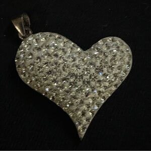 Elegant Silver Heart Pendant